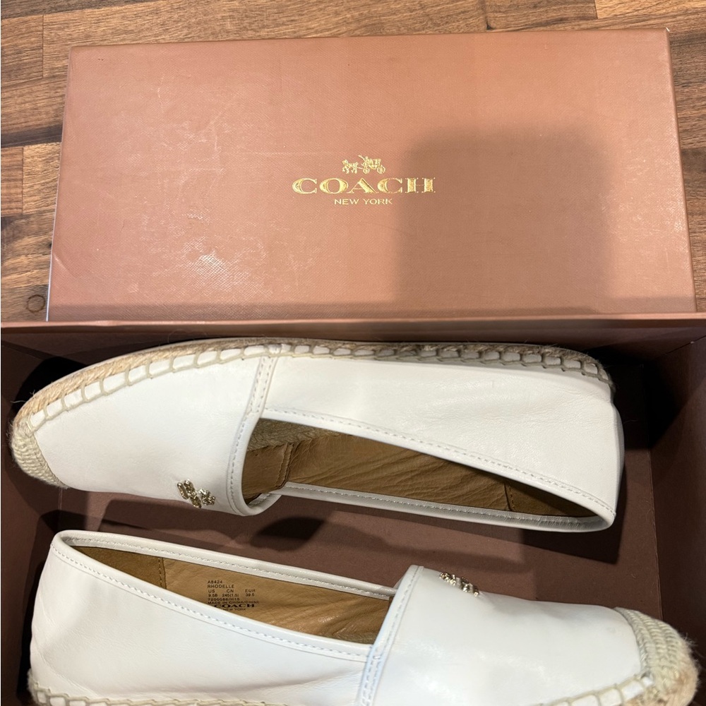 Coach Women's Tan Espadrille Flats - Picture 10 of 10